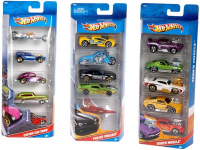 HOT WHEELS 5-PACK AUTKA METALOWE PIĘCIOPAK /12 01806