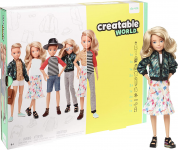 LALKA ZESTAW CREATABLE WORLD DELUX MATTEL /4 GGT67