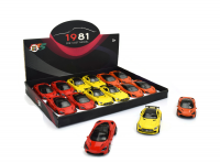 SAMOCHÓD METALOWY 1:32 SPORT MIX DISPLAY /12/144/288 6632-45 