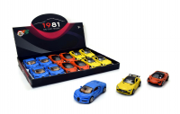SAMOCHÓD METALOWY 1:32 SPORT MIX DISPLAY /12/144/288 6632-46 