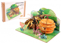 PUZZLE 3D DREWNIANE PSZCZOŁY I ULE W NATURZE /48 68039 - dostępne 10-11-2025