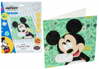 CRYSTAL ART KARTA DIAMENTOWA MOZAIKA 18X18 SZCZĘŚLIWY MICKEY /100 CCK-DNY805