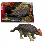 JURASSIC WORLD DINOZAUR Z DŻWIĘKAMI RYCZĄCY ANKYLOSAURUS /4 JGB90